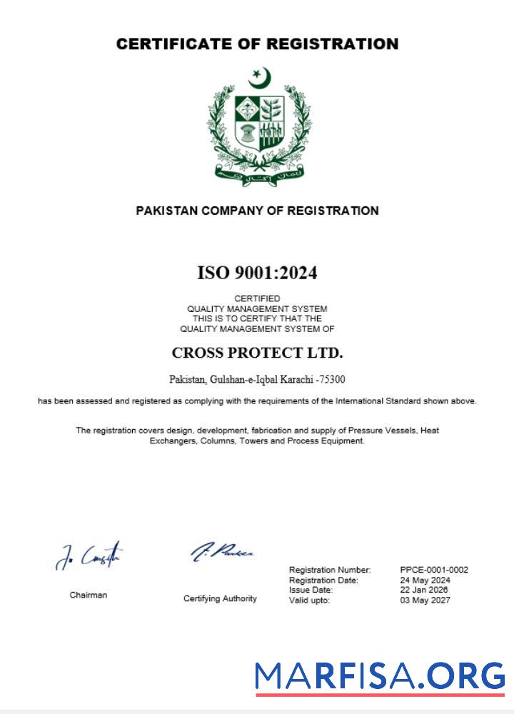 Blank Pakistan business registration certificate Word and PDF template